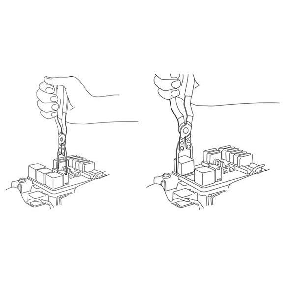 リレープライヤー リレー 取り外し 取外し 交換 自動車 車 オート プラグイン端子 16~f70mm |  | 01