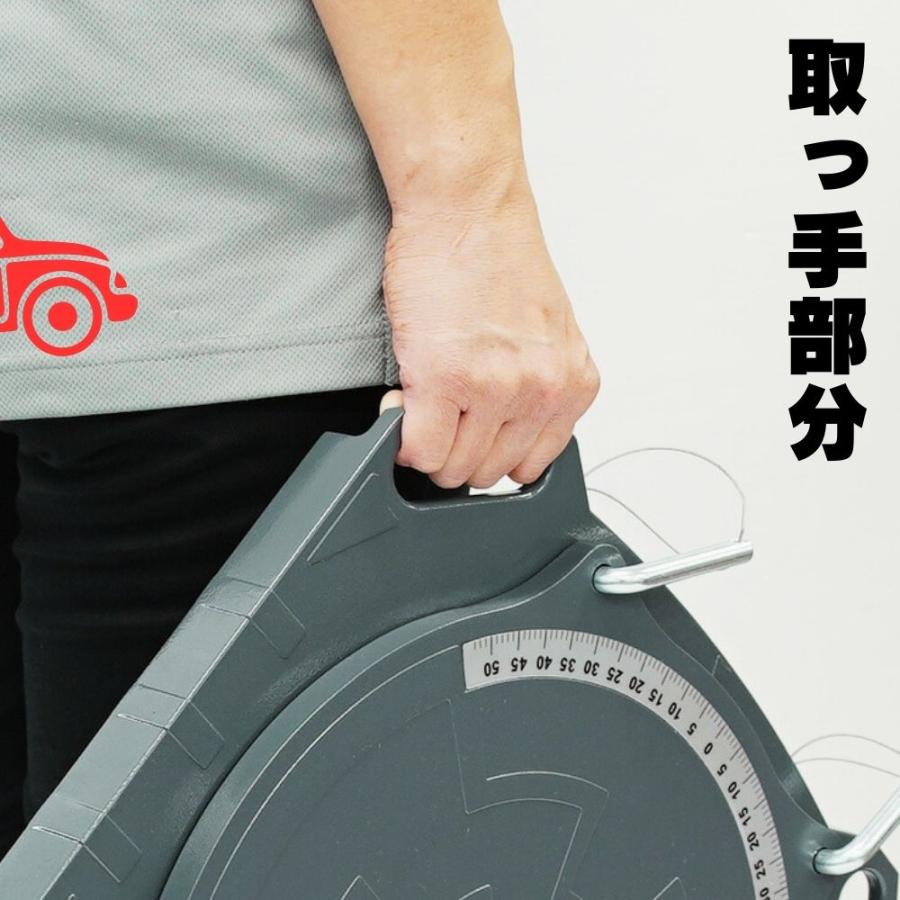 ターニングラジアスゲージ アライメント テスター フロント 調整