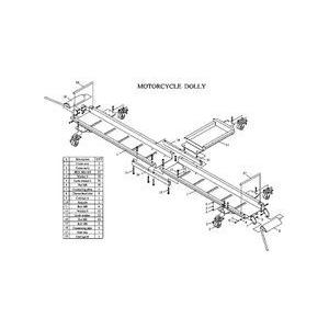 バイクドーリ 中型 大型 国産キャスター バイク ビッグスクーター 送料無料 |  | 01