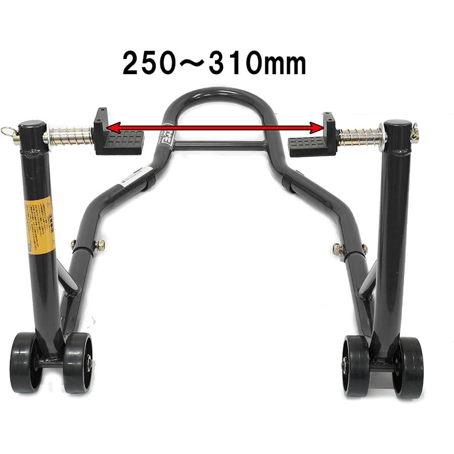 バイクスタンド リア メンテナンススタンド 後輪 バイク メンテナンス 修理 タイヤ交換 ブラック 黒 後輪 ツールズアイランド |  | 02