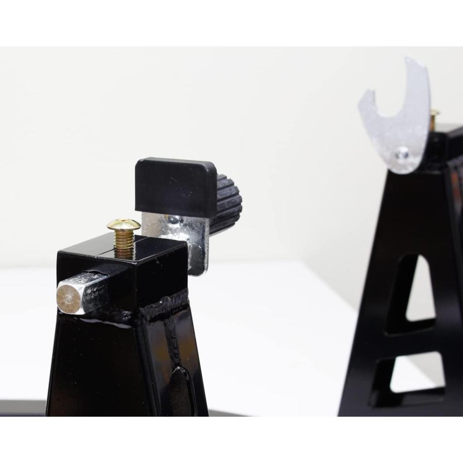 バイクスタンド リア  アルミ 後輪 軽量 黒 L型 V型 アタッチメント付き 耐荷重200kg 005-LV 黒 ブラック |  | 05