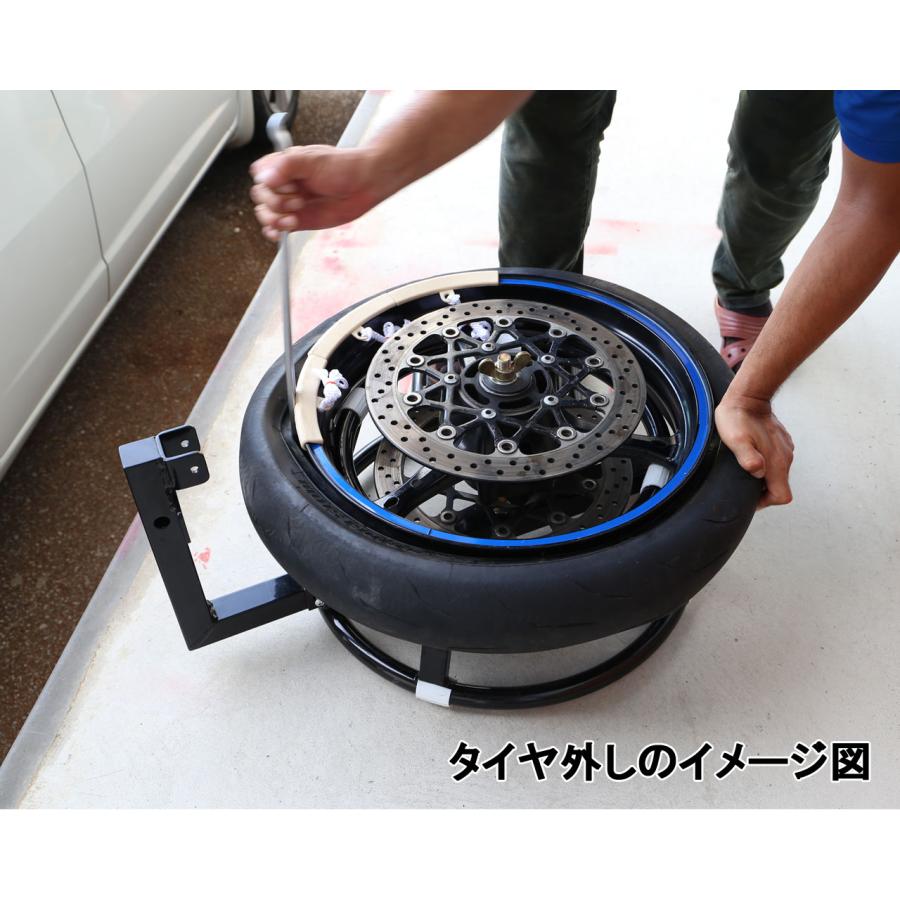 タイヤチェンジャー  バイク ビードブレーカー  手動 16 17 18 19 20 21インチ タイヤ落とし タイヤ 交換 脱着 ビード落とし |  | 03