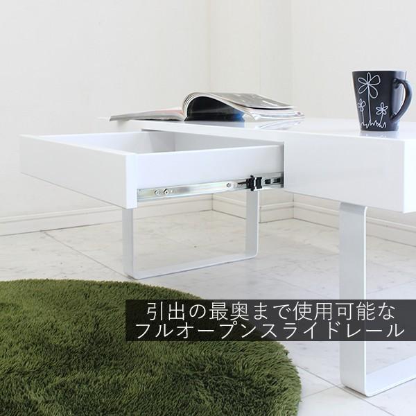 センターテーブル 白 ホワイト 100 鏡面 ローテーブル 高さ40 センターテーブル 白 ホワイト 100 鏡面 ローテーブル 高さ40