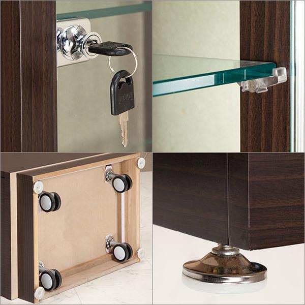 最も優遇 コレクションケース ガラスショーケース 幅60cm 完成品 ブラウン ホワイト 選べる2色 鍵付き ハイタイプ 高さ172cm 可動棚 移動棚 白 キュリオケース ガラスケ 最安値 Www Thrillbicycle Com