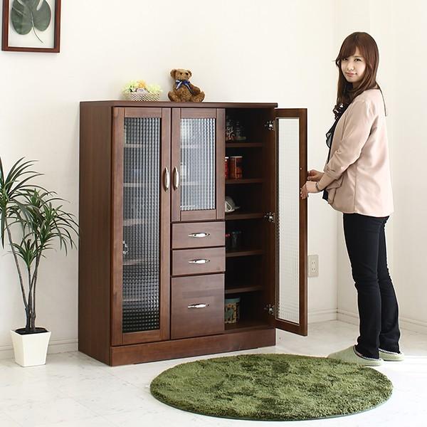 ミドル キッチンキャビネット 幅90cm 奥行40cm 高さ120cm カップ ミドル キッチンキャビネット 幅90cm 奥行40cm 高さ120cm カップ