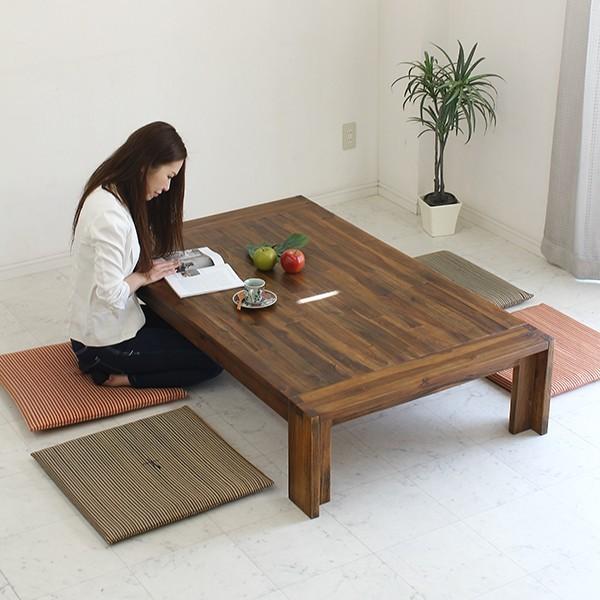 座卓 ちゃぶ台 120 ローテーブル 和風 和モダン 木製 ia000187大川家具三昧ヤフー店 通販 Yahoo!ショッピング