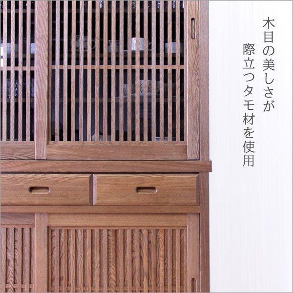 食器棚 キッチン収納 和風 130 SALE セール (開梱設置無料)｜stepone2008｜04