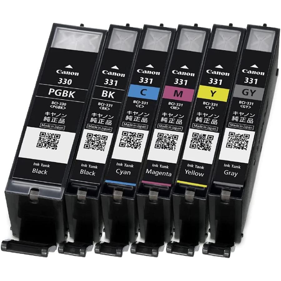 キヤノン キャノン 純正インクカートリッジ BCI-331(BK/C/M/Y/GY)+330