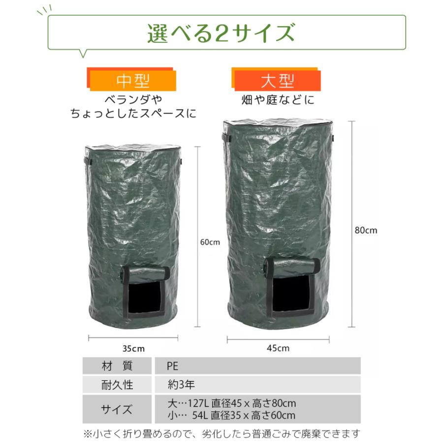 5 15限定ポイント3倍 コンポスター 中型 コンポスト おしゃれ バッグ ベランダ 生ゴミ 容器 生ゴミ処理機 エコ 家庭 家庭用 蓋 土作り 堆肥 肥料 母の日 Cptm 普段使いの雑貨店 Step One 通販 Yahoo ショッピング