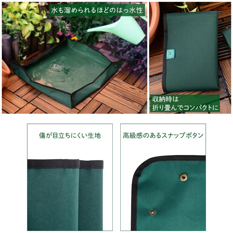 【最短当日発送】 園芸シート 150x100cm 長方形 防水 シート 植え替え ガーデニングトレーシート ガーデニングシート 厚手 爆買 | ブランド登録なし | 07