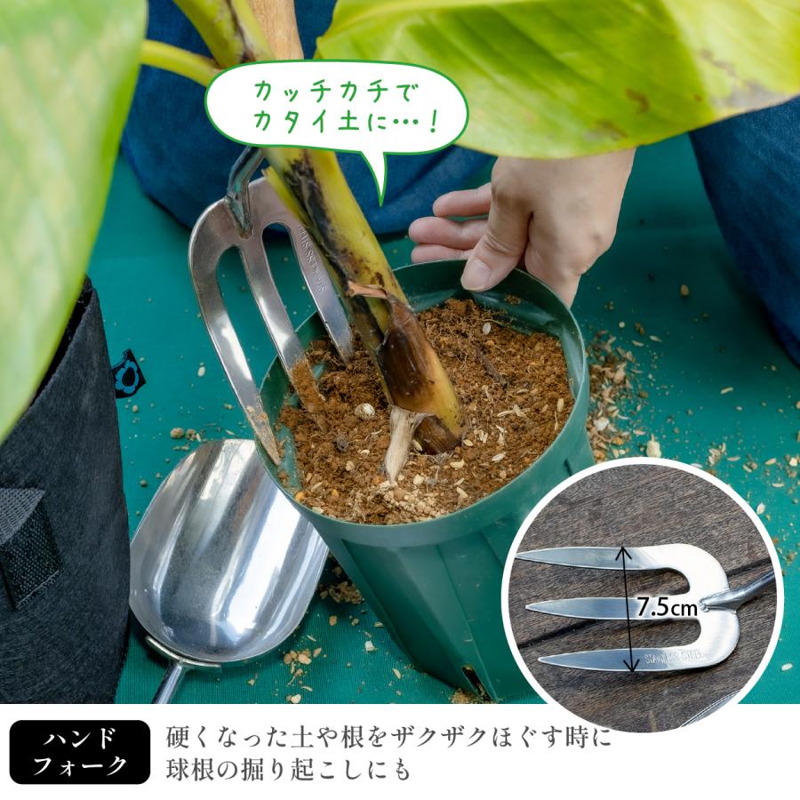 【最短当日発送】 ガーデンフォーク ステンレス 園芸用 ハンドフォーク 園芸 園芸用品 ガーデニング フォーク ガーデニングツール ギフト 爆買 | ブランド登録なし | 03