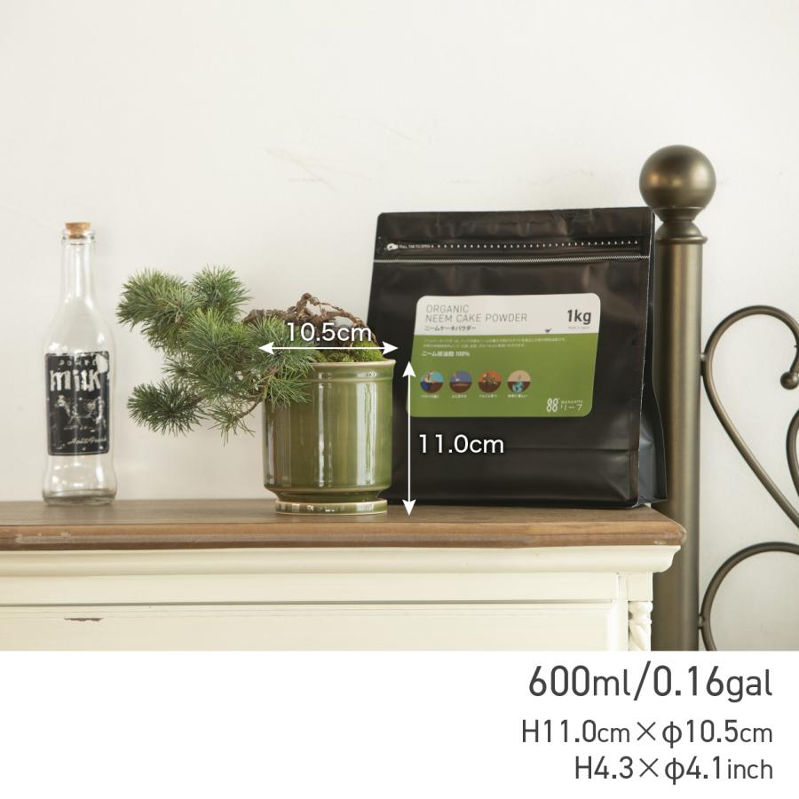 【最短当日発送】 和モダン 日本製 植木鉢 受け皿付 10.5x11.5cm 3.5号 4号 盆栽 波佐見焼 鉢カバー 室内 おしゃれ 陶器 Leaf88 爆買 |  | 03