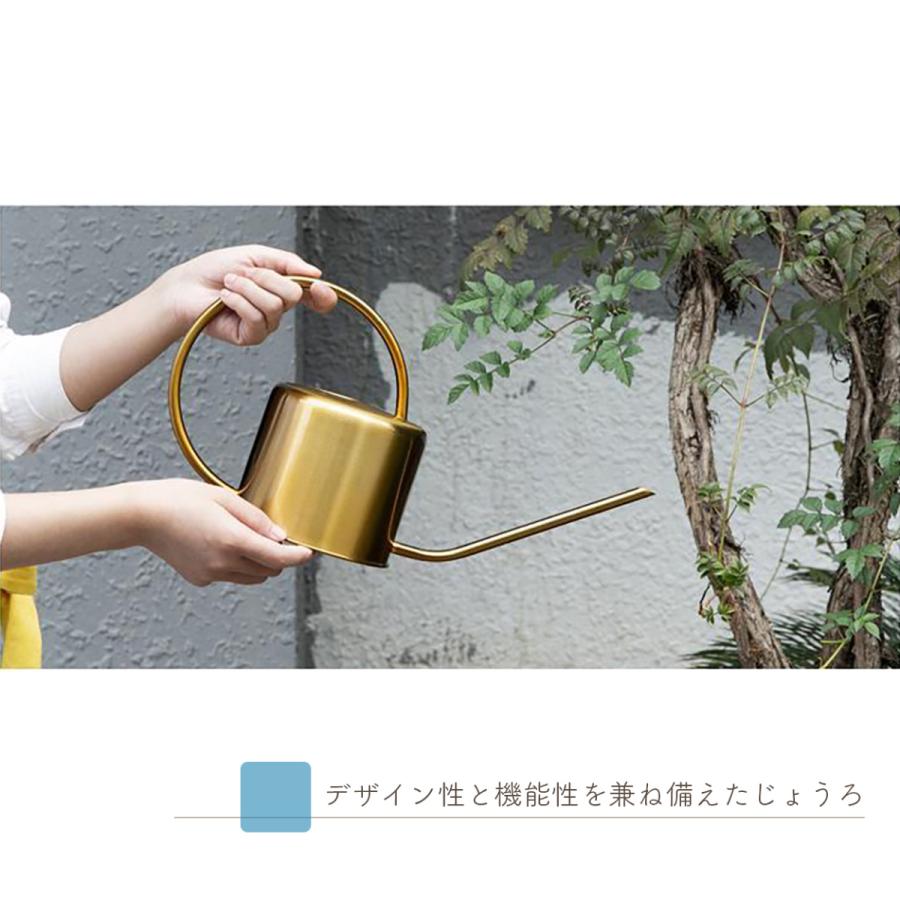 じょうろ おしゃれ 室内 観葉植物 北欧 かわいい 水差し 水やり 金属 散水 細かい 水 先 ハス口 シャワーヘッド ステンレス Jrg13 普段使いの雑貨店 Step One 通販 Yahoo ショッピング