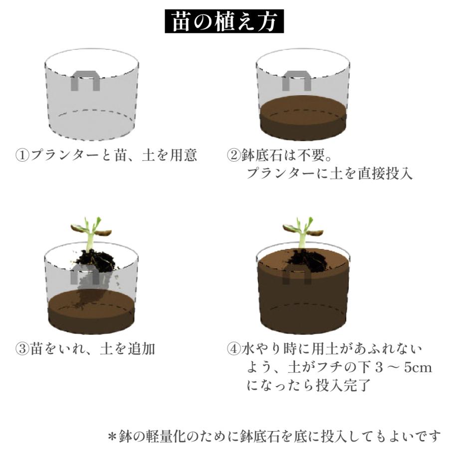 不織布プランター 34ガロン 3個 60x45 20号 特大 プランター 不織布ポット 爆買 | ブランド登録なし | 12