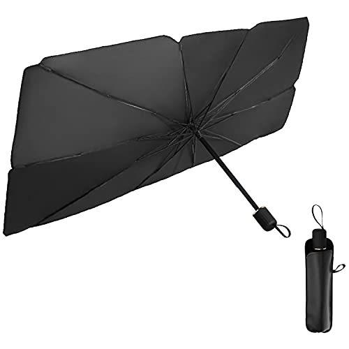 サンシェード 車 フロント 車用パラソル 傘 日よけ 折りたたみ 傘型サンシェード 遮光 遮