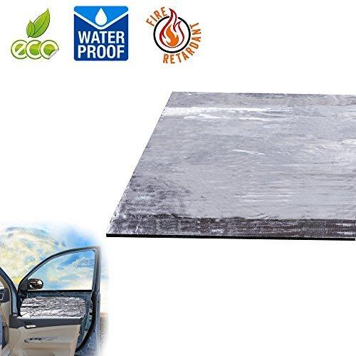 車用断熱マット 遮音防音材料 100 40cm 断熱マット ドア断熱 アルミ箔 フォーム シルバー 熱反射 吸音 エンジン用 遮音材料 断熱 防音材料 Tyzfi6u8p1 Www Familyontour De