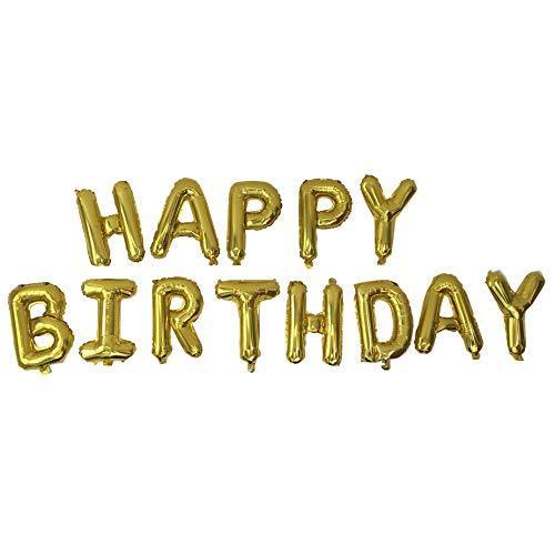 J Base ハッピーバースデー Happy Birthday 風船 ストローで簡単 誕生日 飾り付け ゴールド S ステップ ワン マーケット 通販 Yahoo ショッピング