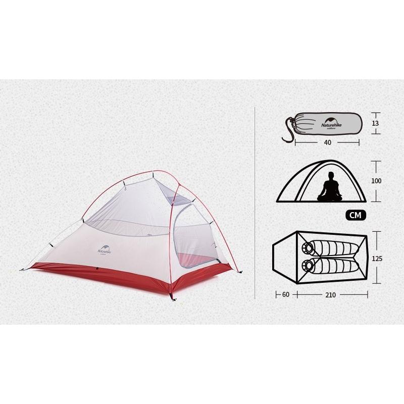 Naturehike テント ネイチャーハイクテント 2人用テント 防水 軽量 