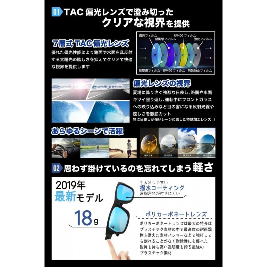 サングラス メンズ 偏光 ミラー おしゃれ 偏光サングラス 釣り 運転 スポーツサングラス 野球 Uvカット Corde Sensible 通販 Yahoo ショッピング