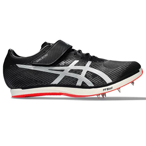 アシックス 陸上 スパイク ソニックスカイプロ スタンダード 1093a218.001 asics SONIC SKY PRO メンズ レディース 跳躍 専用スパイク 24SS cat-tfの画像