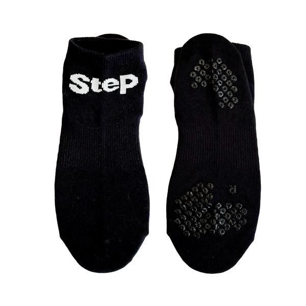 ゆうパケット StePオリジナル 2足組みアンクルソックス ブラック