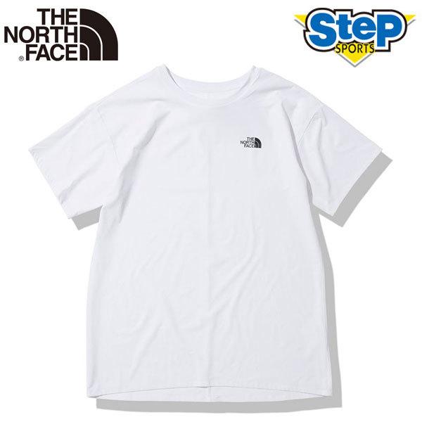 ノースフェイス Tシャツ ウインドフローティー NTW12208-W ホワイト THE NORTH FACE Windflo Tee 【レディース】 半袖  cat-apa-aparel  rstnf｜stepsports