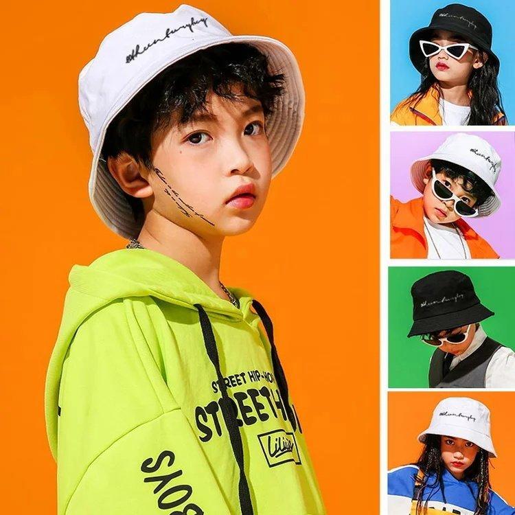 メーカー再生品 子供 バケットハット B系 Jazz ヒップホップ 帽子 男の子 女の子 髪飾り キッズダンス ストリート系 ハット ジャズ 子ども用ファッション小物
