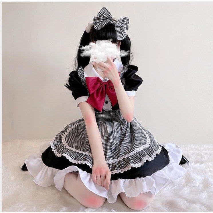 メイド服　コスプレ　ロリータ　ゴスロリ　ワンピース　ハロウィン　仮装　衣装