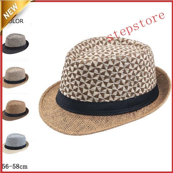 麦わら帽子中折れ帽子メンズ帽子ハット日よけ帽子中折れ帽紫外線