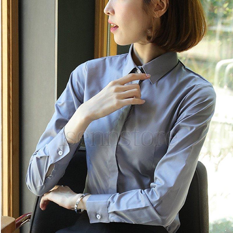 ブラウス 長袖 ノーアイロン レディース Yシャツ レギュラー ストレッチ 形態安定 長袖 スーツ インナー 制服 ワイシャツ シャツ 女性 快適 在庫処分大特価