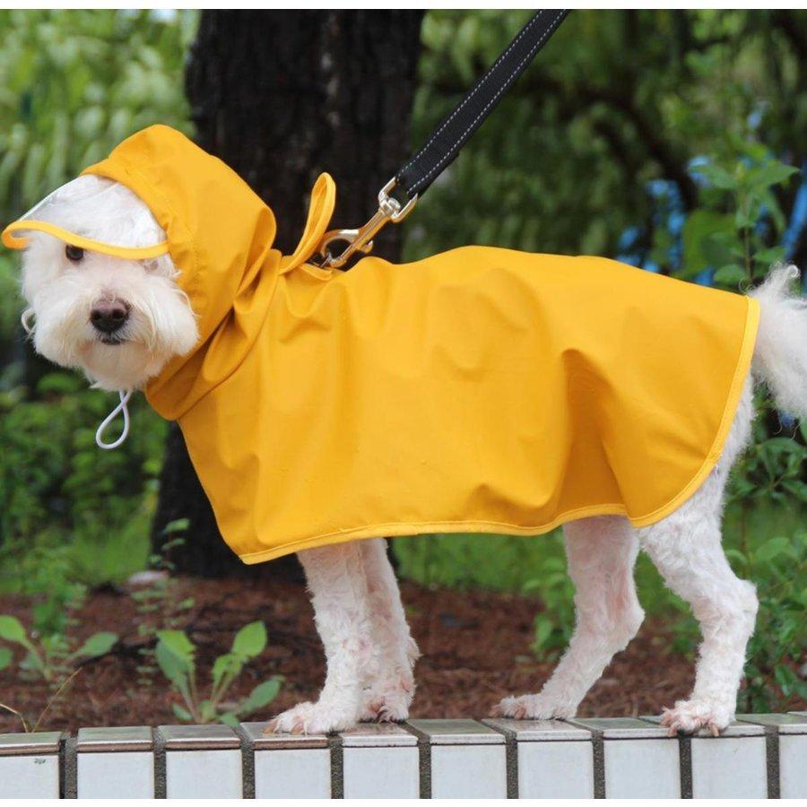 犬用レインコート 犬レインコート ポンチョ型 ドッグウェア 犬カッパ 雨具 腹当て 透明フード付き ダックスフント 雨対策 散歩 M~8XL お出かけ｜stepstore｜07