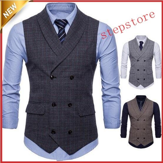 特価キャンペーン チェック柄 ベスト ジレ フォーマル ダブルベスト メンズファッション オッドベスト メンズスーツベスト トップス クラシック Aynaelda Com