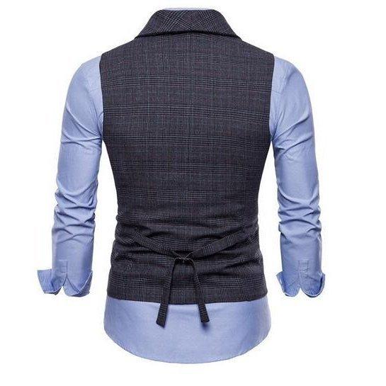 特価キャンペーン チェック柄 ベスト ジレ フォーマル ダブルベスト メンズファッション オッドベスト メンズスーツベスト トップス クラシック Aynaelda Com