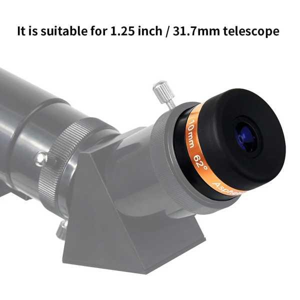 天体望遠鏡接眼レンズセット、62度、1 "、25" 単眼、4mm、3個｜sterham0021｜03
