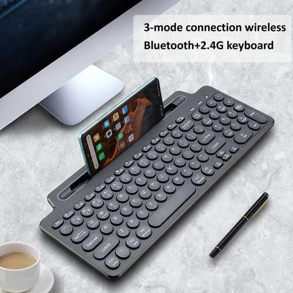 Bluetoothワイヤレスキーボード2.4g タッチパッド タッチパッドカード 数字キー Android iOS デスクトップ ラップトップ TVボックス用｜sterham0021｜02