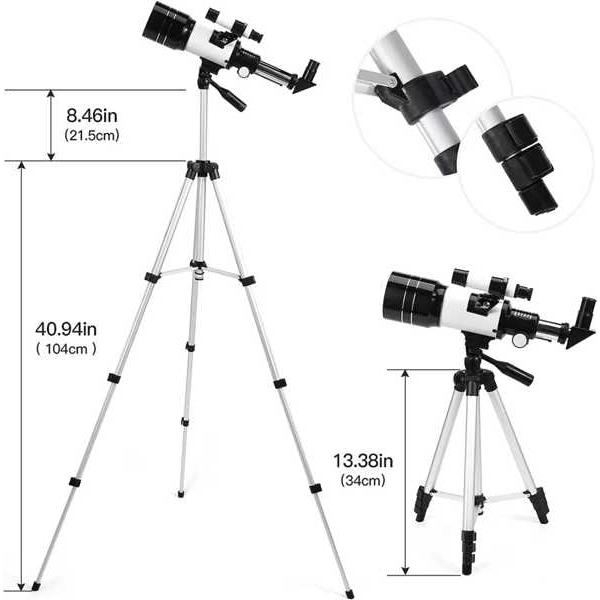 Ponbosプロ150X強力な天体望遠鏡70ミリメートル接眼レンズ単眼ナイトビジョン望遠鏡キャンプ三脚｜sterham0021｜05