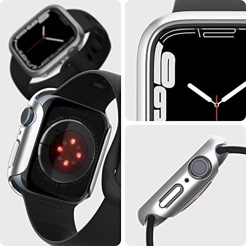 Spigen  Apple Watch ケース 45mm   Series 9 / 8 / 7 対応   落下 衝撃 吸収 簡易着脱 超薄型 シンプル スリム 軽量 保護カバー アップルウォッチケース シン・｜sterham0021｜03