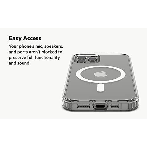 Belkin iPhone 12 mini 用クリアケース MagSafe対応 抗菌 薄型 超耐衝撃 ソフトTPU ストラップホール付き MSA001btCL-A｜sterham0021｜03