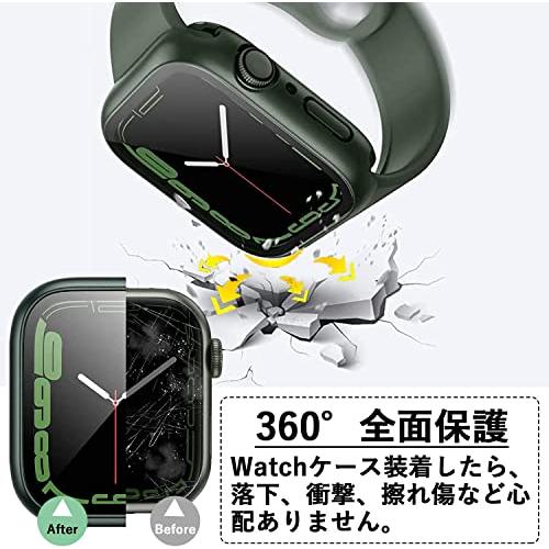 2023強化版 AMAPC for Apple Watch ケース Apple Watch Ultra 2/Apple Watch Ultra 49mm 用 ケース 360度全面防水 バンド 水泳・スポーツ専用 ガラスフィルム 一｜sterham0021｜02