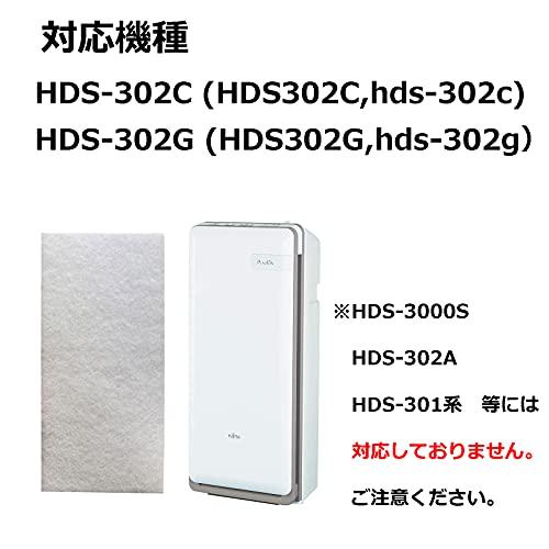 Gstage 集塵フィルター HDS-302C HDS-302G 対応 フィルター 富士通ゼネラル脱臭機 (PLAZION) 互換品 集じん機能付脱臭機用 互換フィルター 富士通 脱臭機 プラズ｜sterham0021｜02