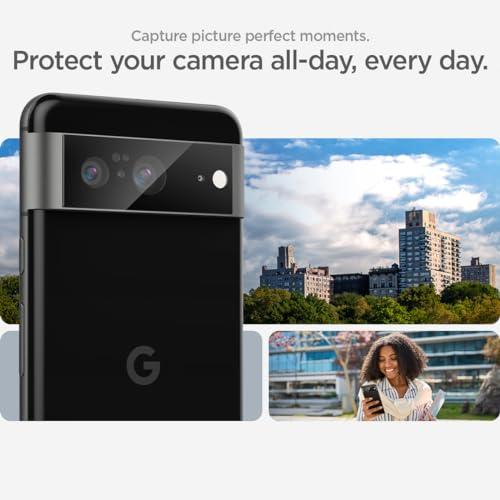 Spigen Glas.tR EZ Fit Optik Google Pixel 8 用 カメラフィルム 保護 Pixel8 対応 カメラ レンズ 2枚入｜sterham0021｜03
