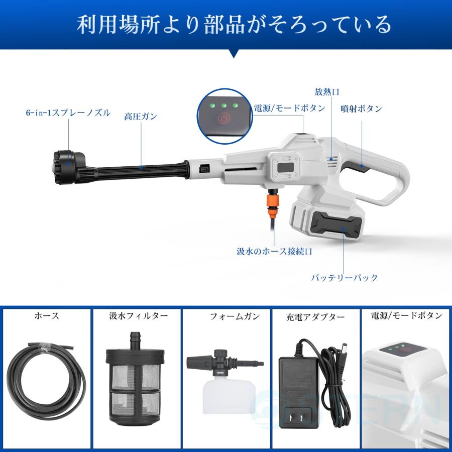 高圧洗浄機 コードレス 充電式 家庭用 高圧洗浄器 マキタ 高圧洗浄機 コードレス 充電式 家庭用 高圧洗浄器 マキタ