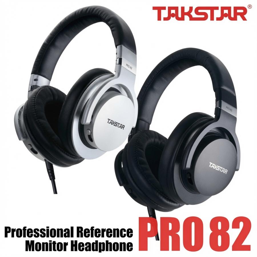 Takstar プロフェショナル リファレンス モニターヘッドフォン PRO82 日本代理店保証付き DTM 動画編集 宅録 リスニング