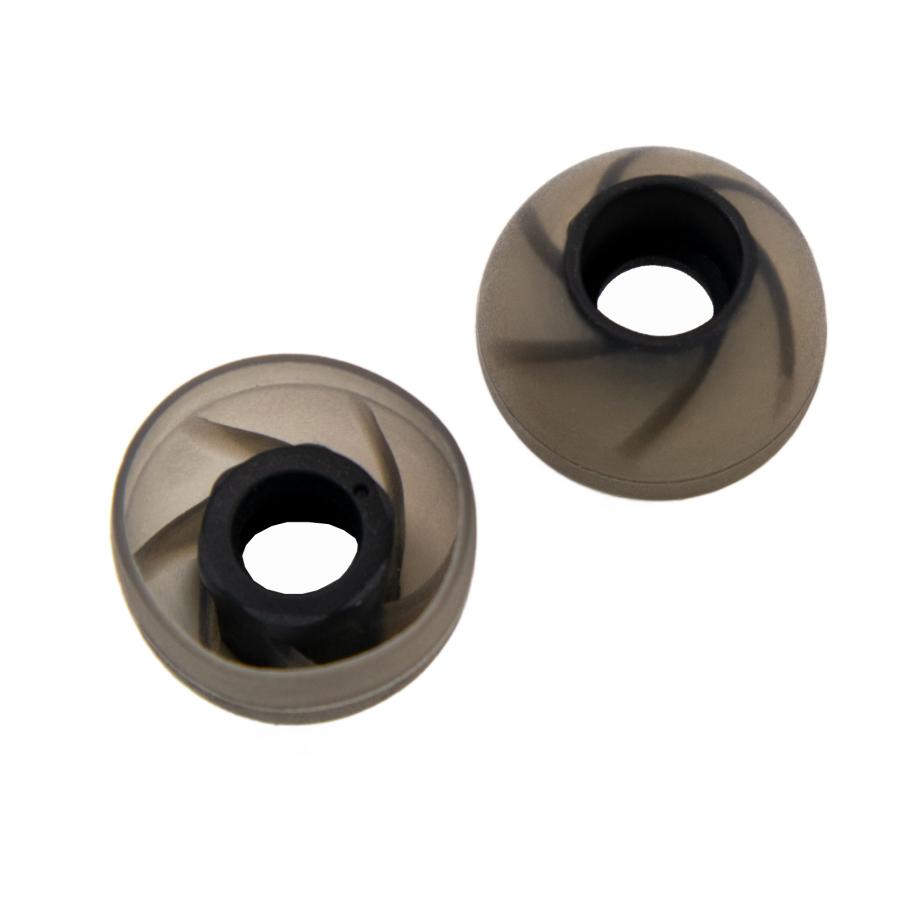 開口部が広く 音が広がる イヤーピース 6個入 （3セット） 交換用 収納