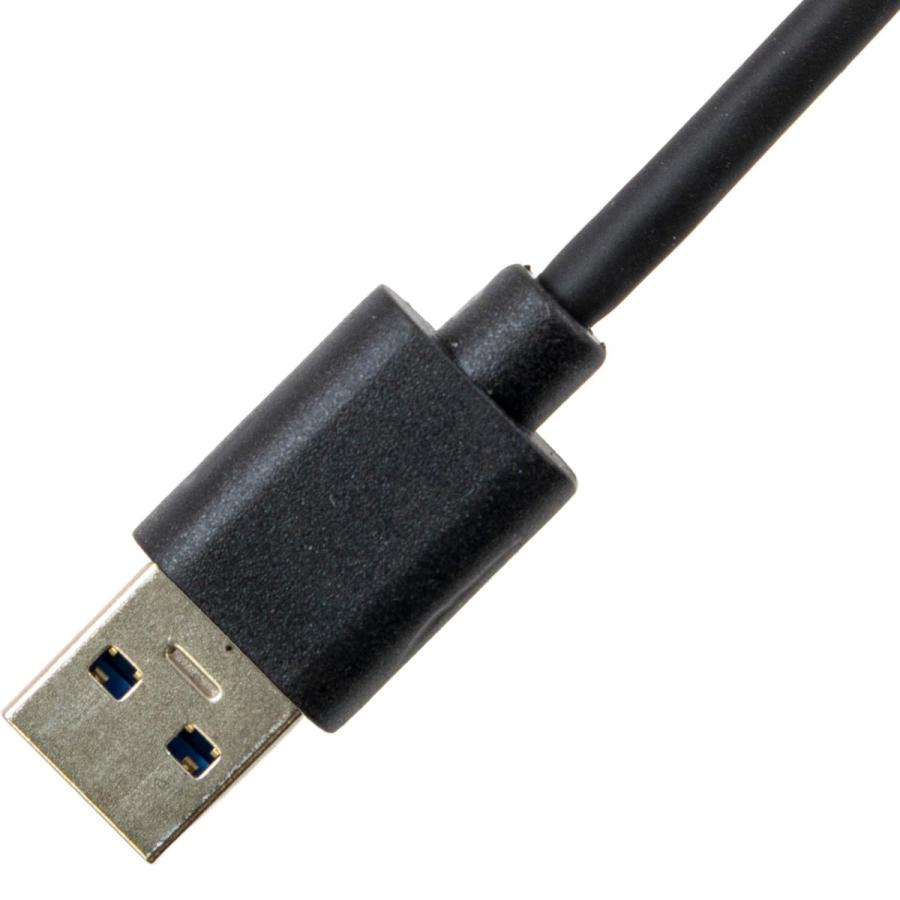 USB 3.1 ON/OFF 4ポート USBハブ クリア 20cm ケーブル 高速転送 入力 TypeA 出力 TypeA×4 スケルトン ...