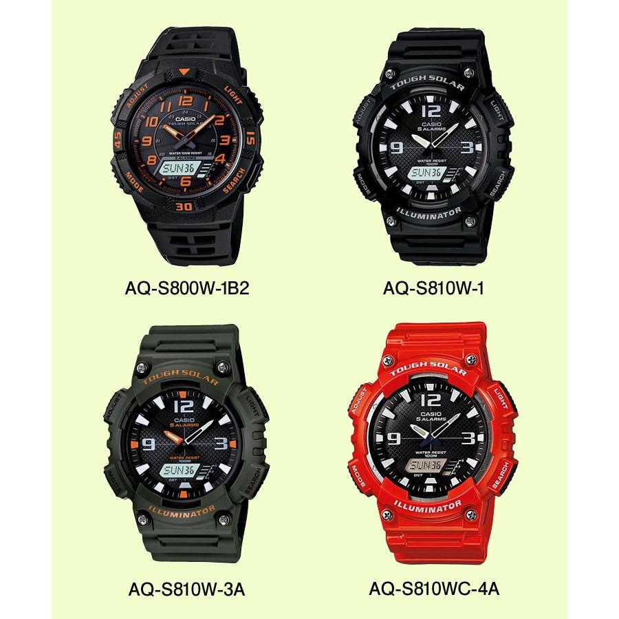 CASIO（カシオ） CASIO AQ-S8 腕時計 アナデジ 00／AQ-S810 : STEYK