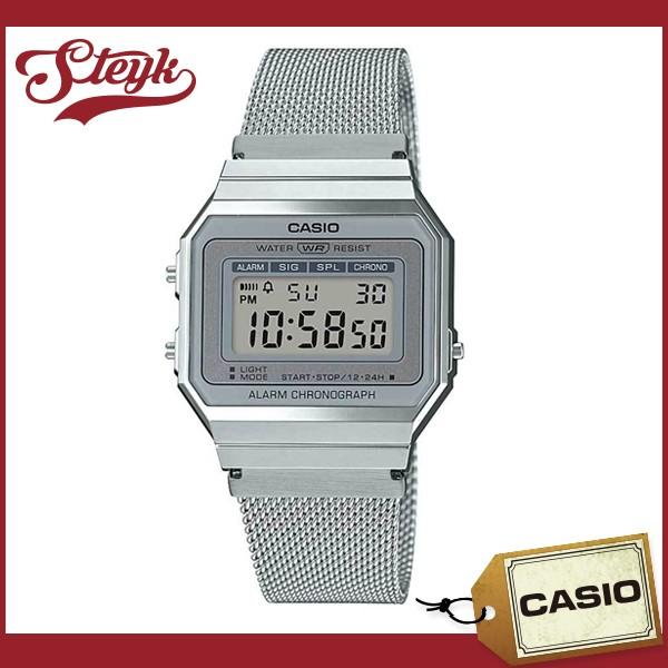 CASIO A-700WM-7A カシオ 腕時計 デジタル ヴィンテージ メンズ グレー シルバー | CASIO