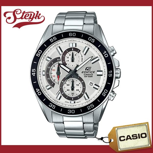 CASIO EFV-550D-7A カシオ 腕時計 アナログ G-SHOCK Gショック エディフィス メンズ ホワイト シルバー