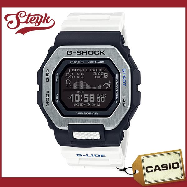 CASIO GBX-100-7 カシオ 腕時計 デジタル G-SHOCK Gショック 贈答品 Bluetooth レビュー高評価のおせち贈り物 ホワイト メンズ シルバー ブラック ジーライド