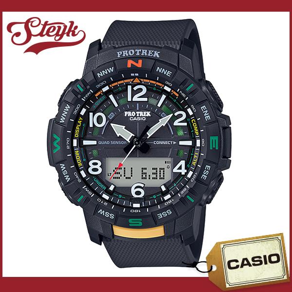 5日23:59までポイントUP! CASIO PRT-B50-1 カシオ 腕時計 アナデジ PROTREK プロトレック Bluetooth対応 メンズ ブラック グリーン